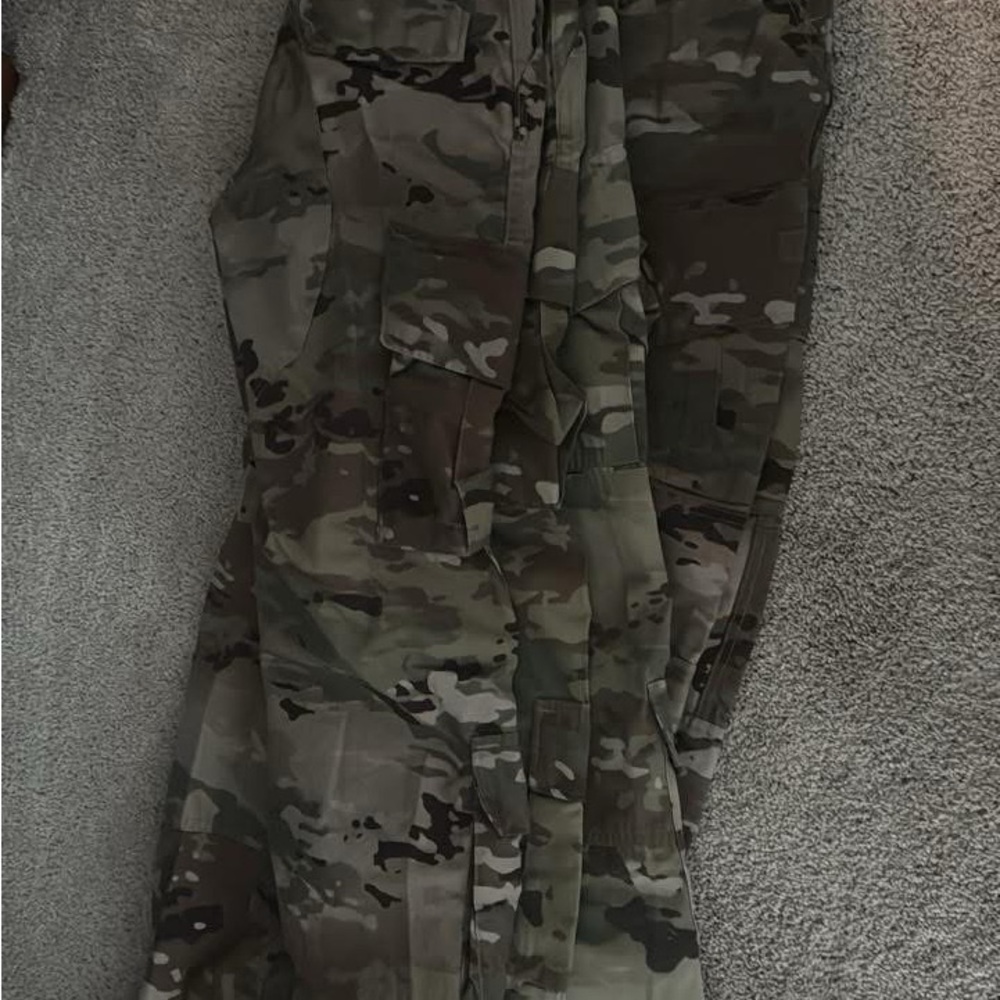 Camo Cargo Pants - Multicolor Tactical Print